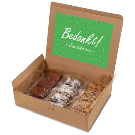 Brownie box "Bedankt!"