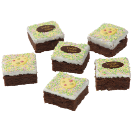 Brownies "Vrolijk Pasen"